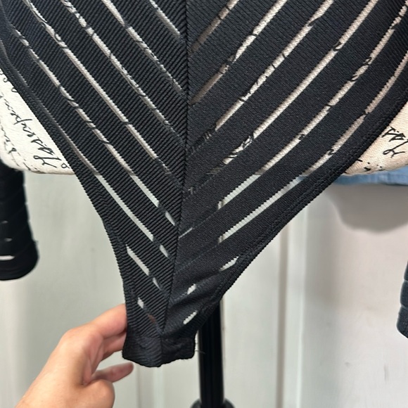 PrettyLittleThing High Neck Illusion Bodysuit - Picture 8 of 12